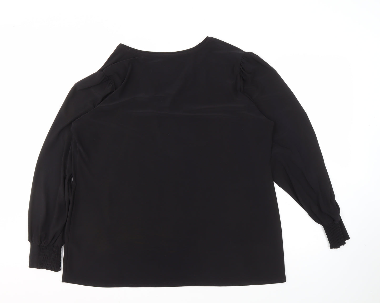 Wallis Women's Black Long Sleeve Top, Size L, Stylish & Comfortable
