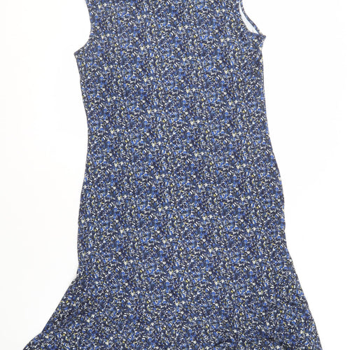 Jigsaw Women's Blue Floral Shift Dress M