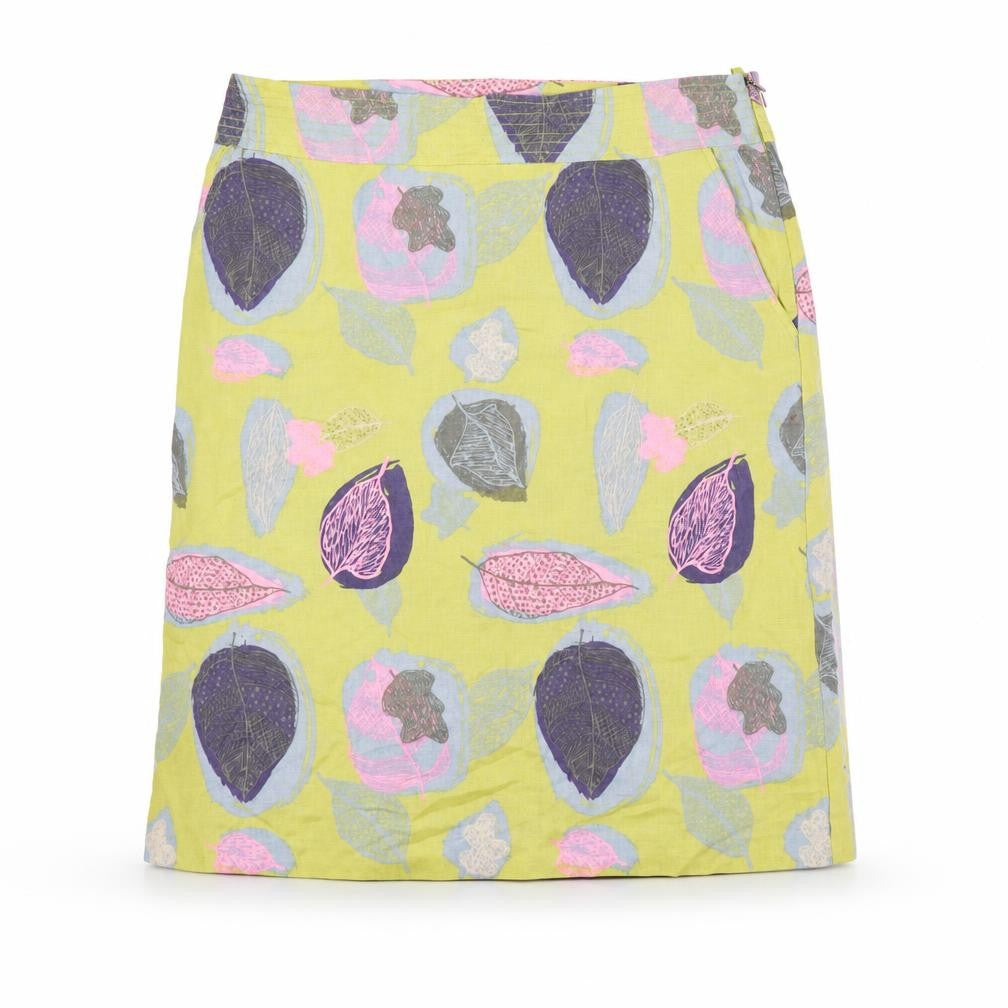 Front view of White Stuff Women's Multicoloured Floral Skirt, size 10