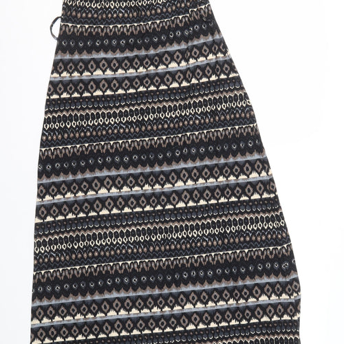 Wallis Women’s Black Geometric Dress - S