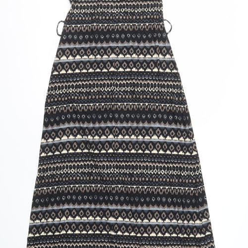 Wallis Women’s Black Geometric Dress - S