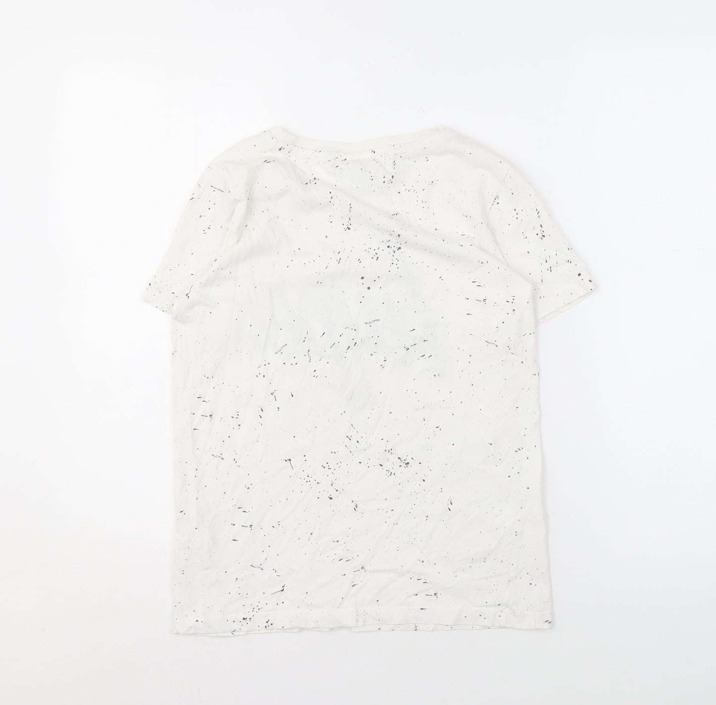 Hype Boys White Graphic Print T-Shirt - 13 Years