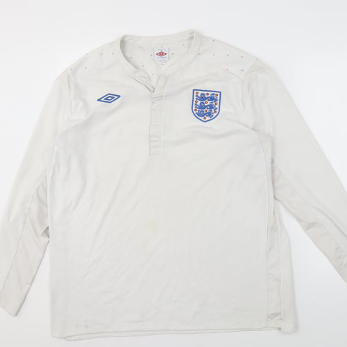 Umbro Men's White Football Jersey Size 48