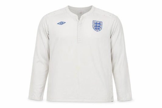 Front view of Umbro Men's White Football Jersey, size 48