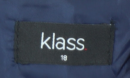 Klass Women’s Multicoloured Floral Sheath Dress Size 18
