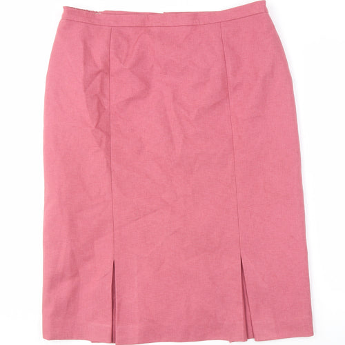 Debenhams Classics Women’s Pink Midi Pencil Skirt Size 16