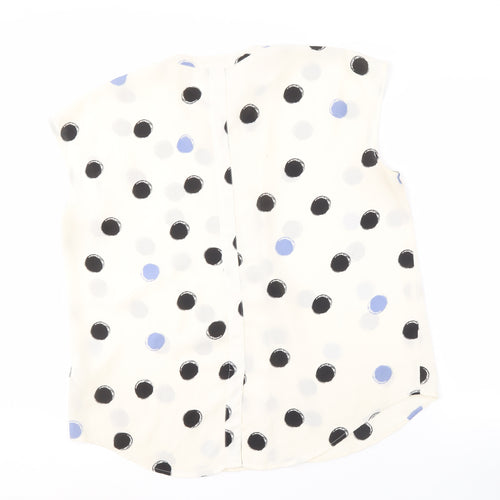Warehouse Women's Multicoloured Polka Dot Blouse, Size 14