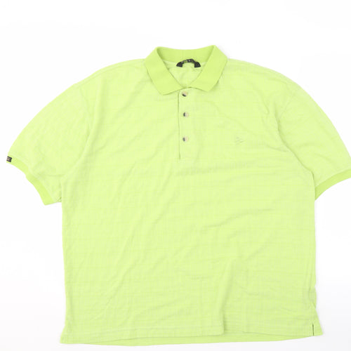 Dunlop Men's Green Polo Shirt Size L