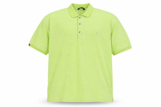 Front view of Dunlop Men's Green Polo Shirt, size L