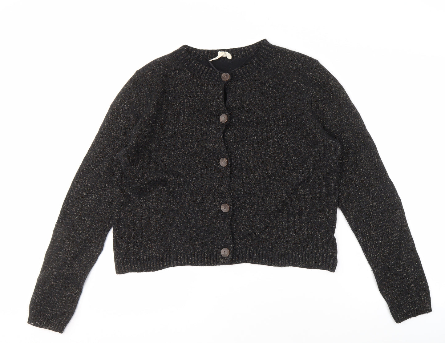 Sea Salt Cornwall Womens Black Cardigan Size 16 Classic Style