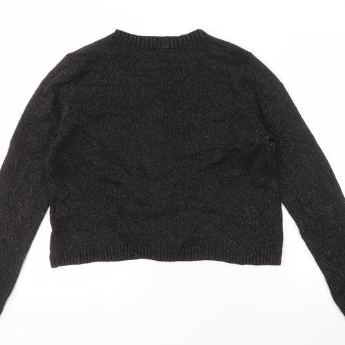 Sea Salt Cornwall Womens Black Cardigan Size 16 Classic Style