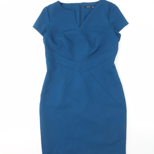 Roman Originals Women's Blue Sheath Dress, Size 12