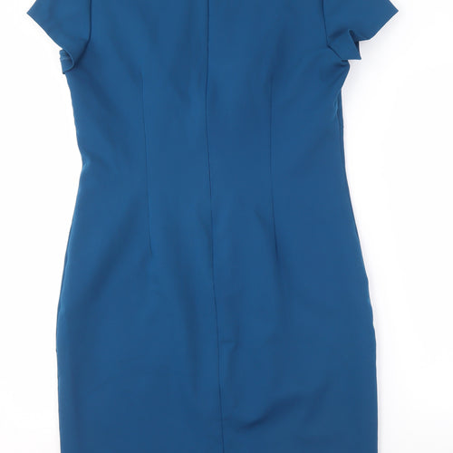 Roman Originals Women's Blue Sheath Dress, Size 12