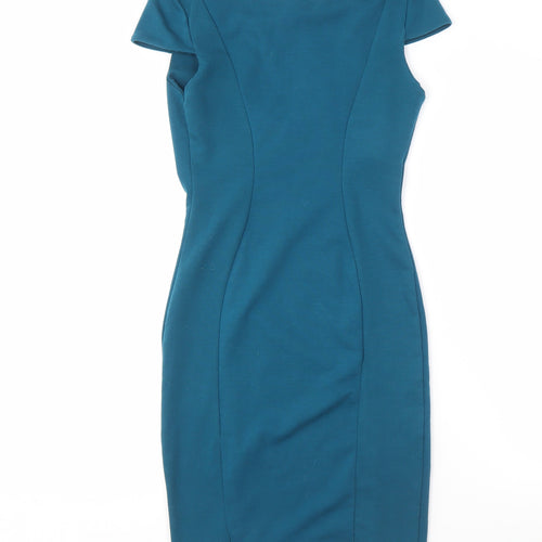 Jane Norman Women's Blue Sheath Dress, Size 10