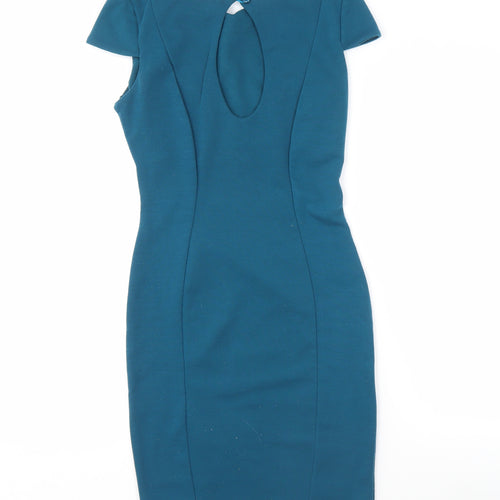 Jane Norman Women's Blue Sheath Dress, Size 10