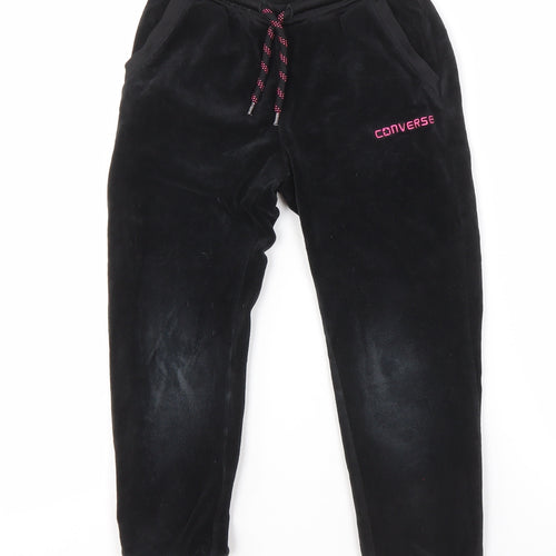 Converse Unisex Kids Black Jogger Trousers 6-7 Years