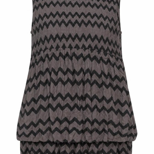 Masai Women's Grey Trapeze Dress L Casual