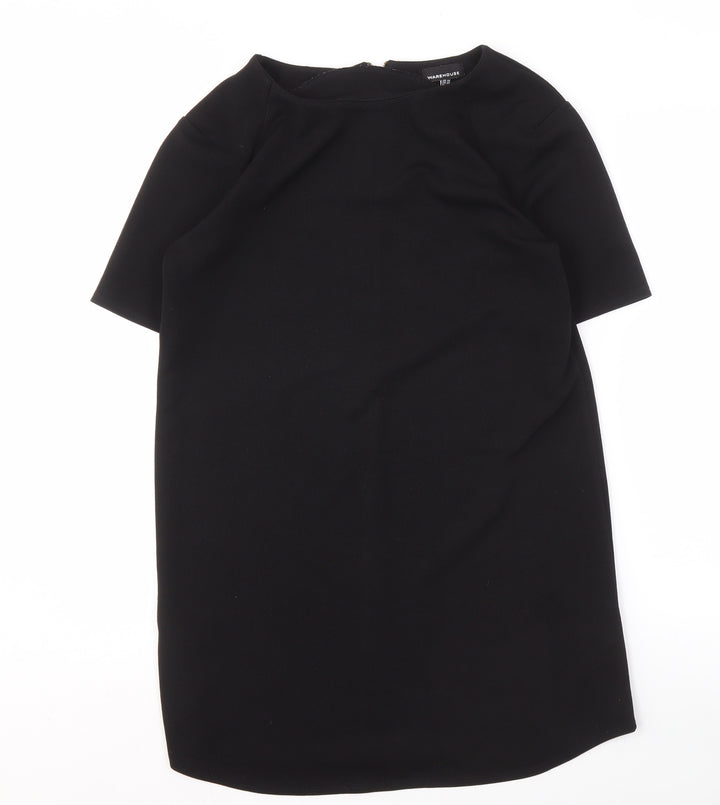 Warehouse Women's Black Sheath Dress UK 10