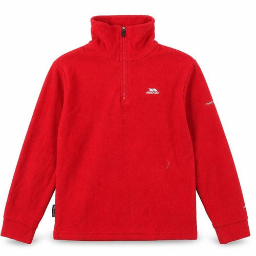 Trespass Boys Red Fleece 1/2 Zip Sweatshirt 7-8 Years