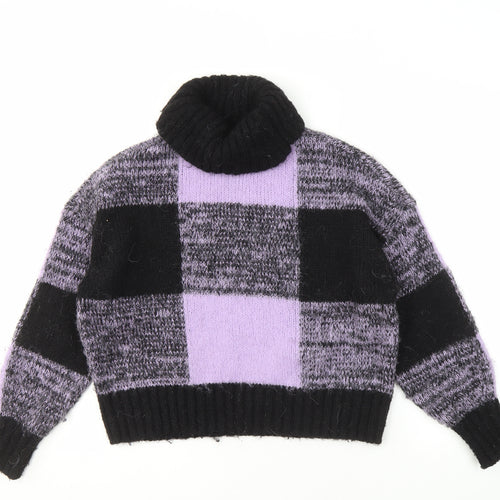 Vero Moda Women's Multicoloured XS Check Pullover Jumper