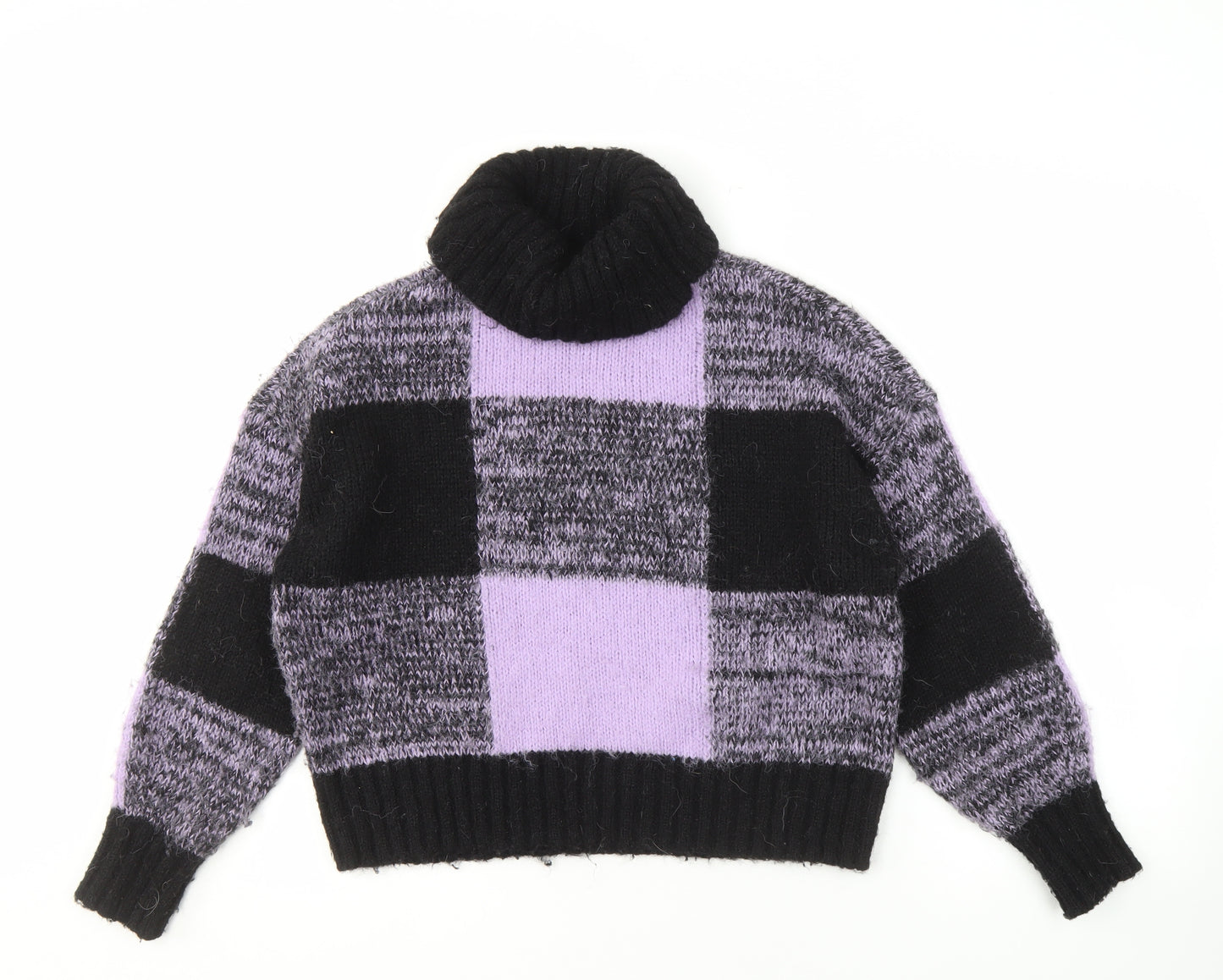 Vero Moda Women's Multicoloured XS Check Pullover Jumper