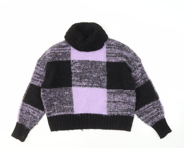 Vero Moda Women's Multicoloured XS Check Pullover Jumper