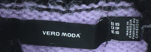Vero Moda Women's Multicoloured XS Check Pullover Jumper