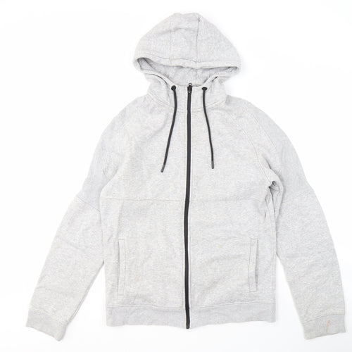 U.S. Athletic Men's Grey Small Full Zip Hoodie