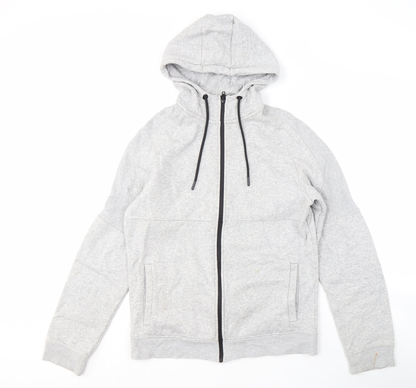 U.S. Athletic Men's Grey Small Full Zip Hoodie