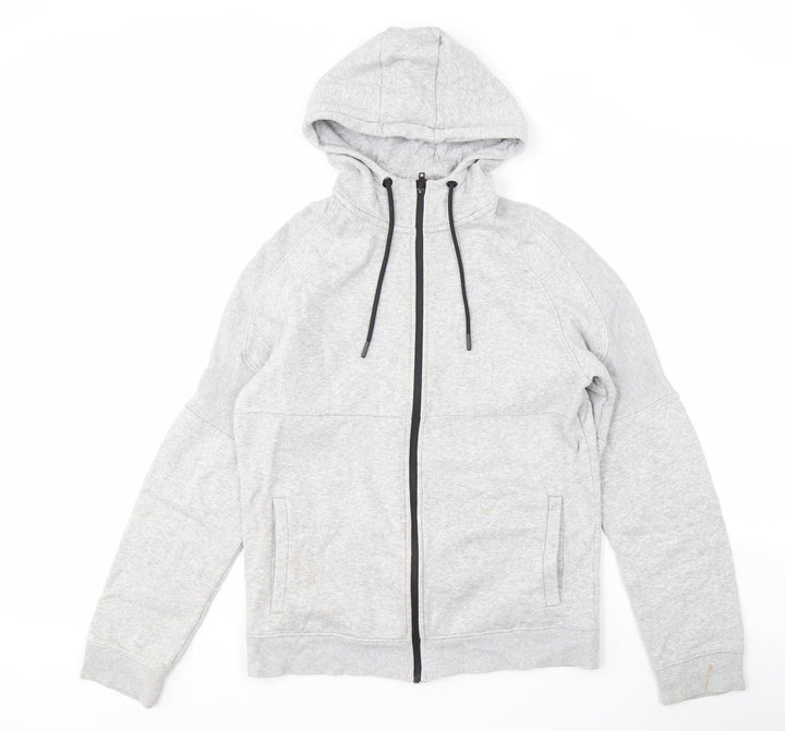 U.S. Athletic Men's Grey Small Full Zip Hoodie