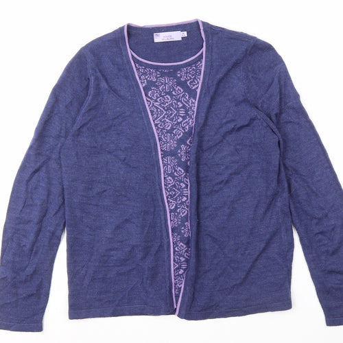 Honor Millburn Women's Blue Cardigan M Size