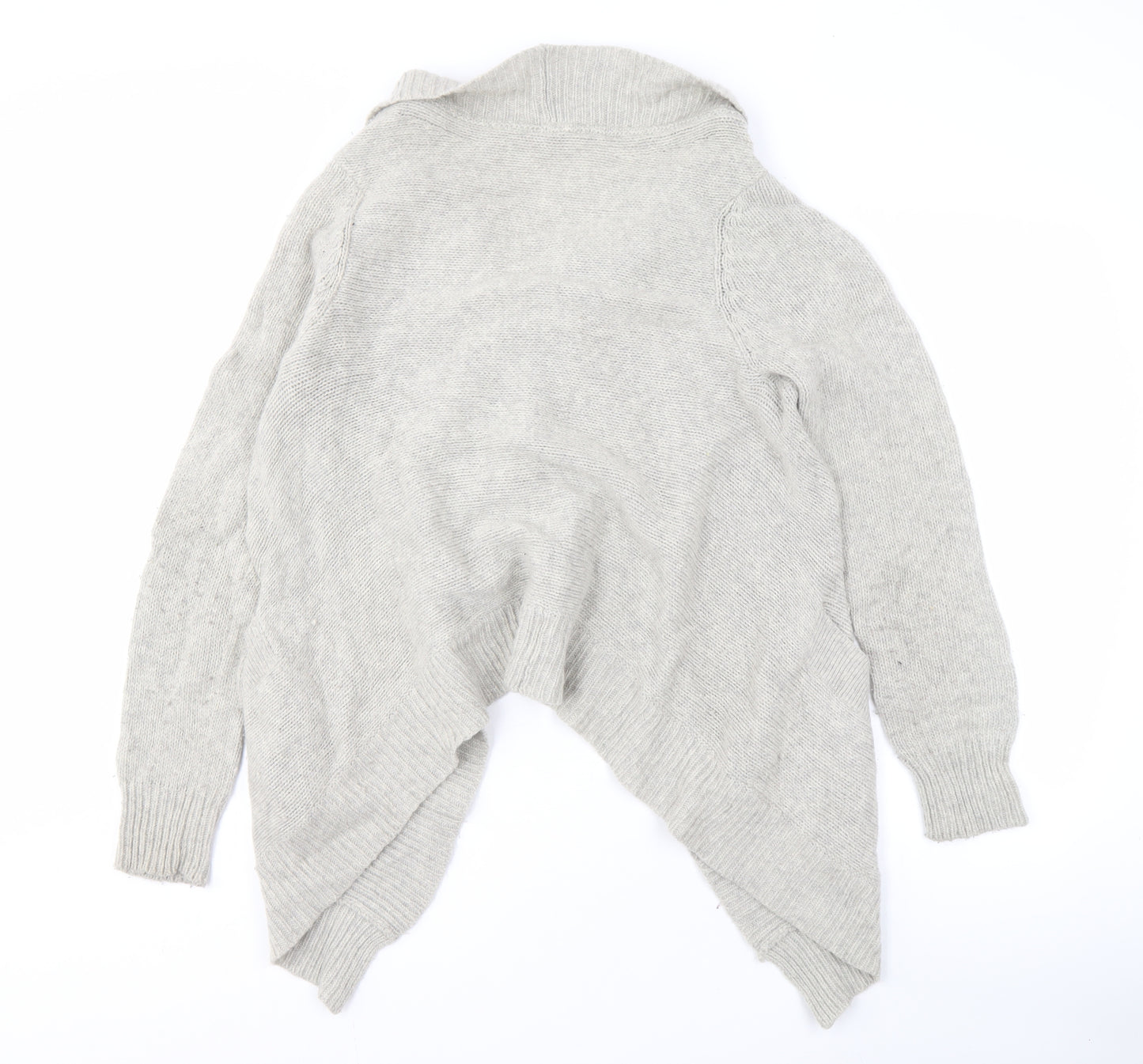 White Stuff Women's Grey Open Front Cardigan Size 14