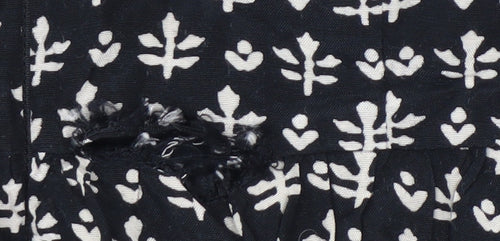 French Connection Women's Black A-Line Floral Dress