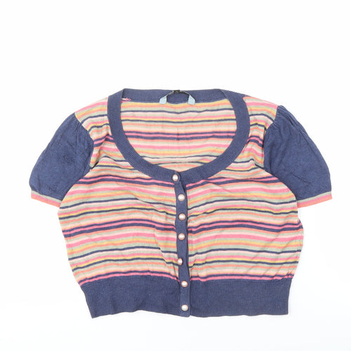 Red Herring Women's Multicoloured Cardigan Size 14