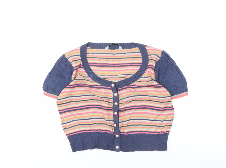 Red Herring Women's Multicoloured Cardigan Size 14
