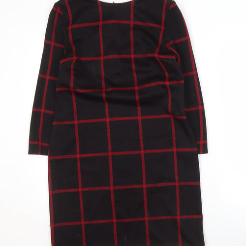Phase Eight Women’s Black Check Sheath Dress Size 12