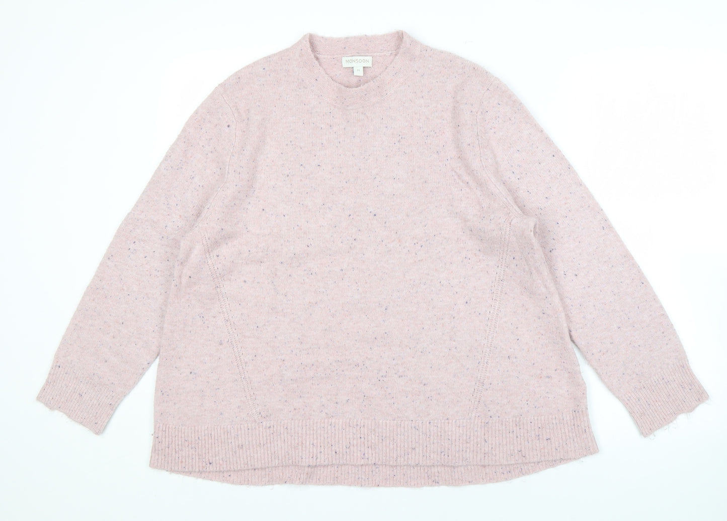 Monsoon Women's Pink Pullover Jumper M