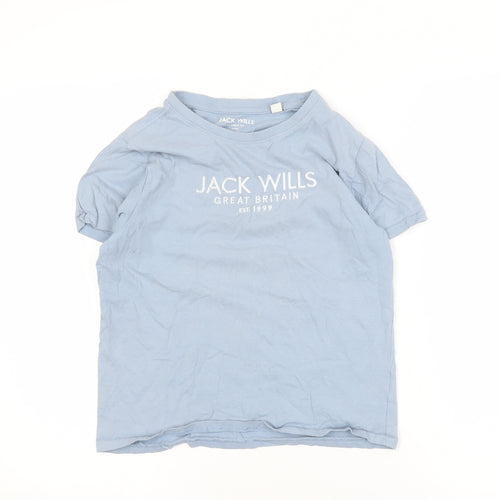 Jack Wills Boys Blue Classic Crew Neck T-Shirt 11-12 Years