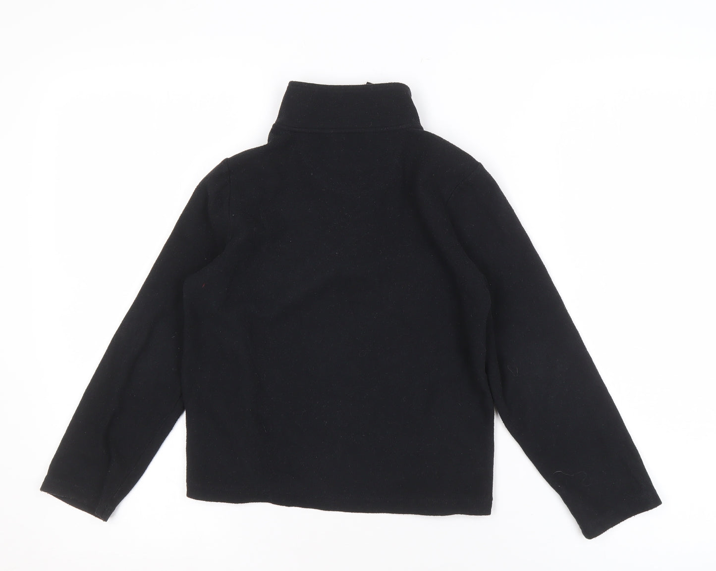 Peter Storm Boys Black Fleece 1/2 Zip Sweatshirt, Size 7-8