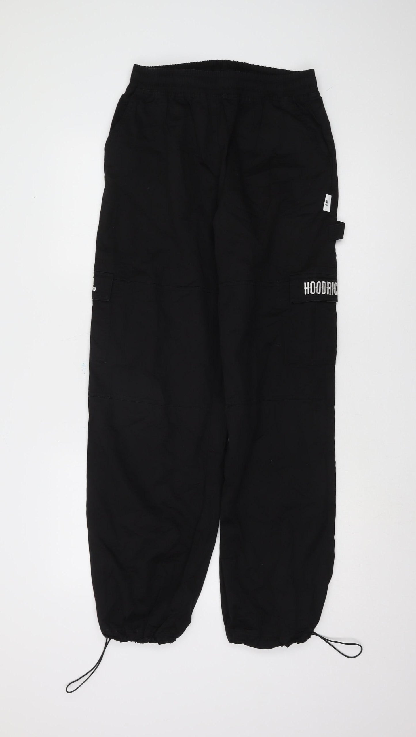 Hoodrich Men's Black Cargo Trousers - Size M