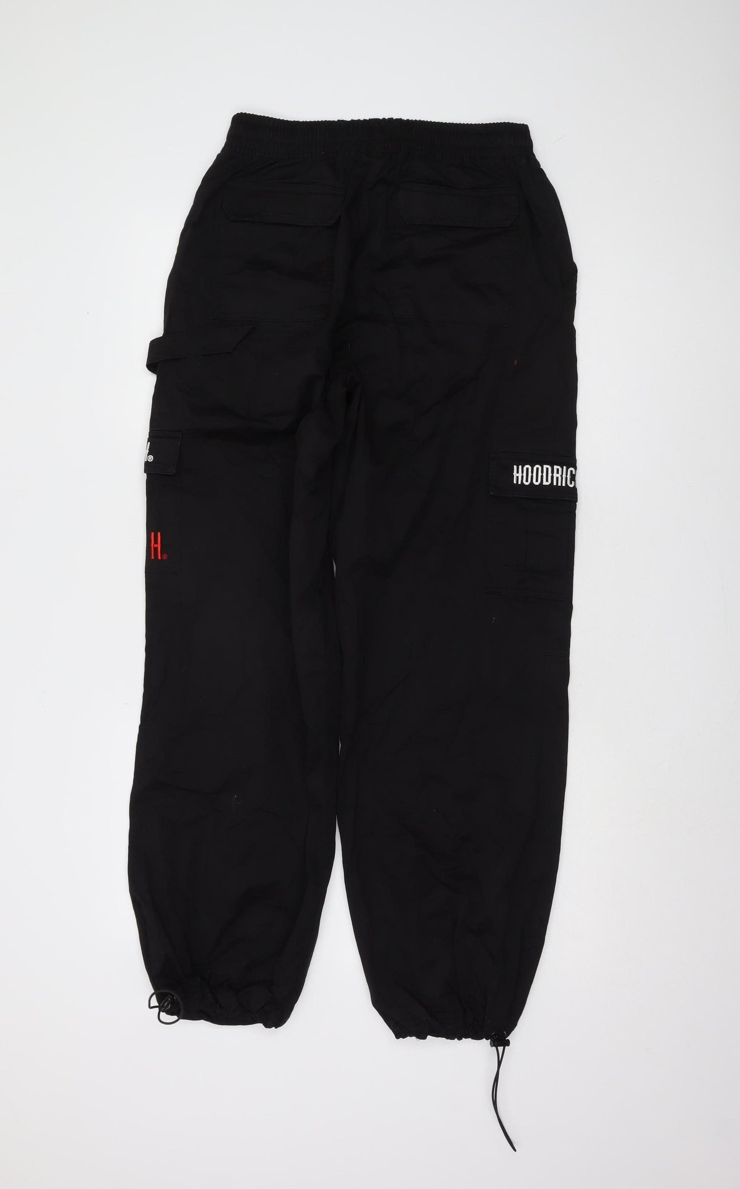 Hoodrich Men's Black Cargo Trousers - Size M