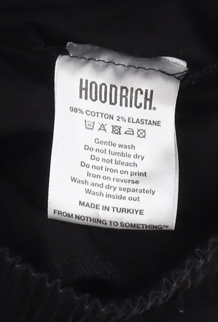 Hoodrich Men's Black Cargo Trousers - Size M