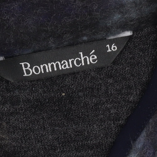 Bonmarché Women's Multicoloured Cardigan Size 16