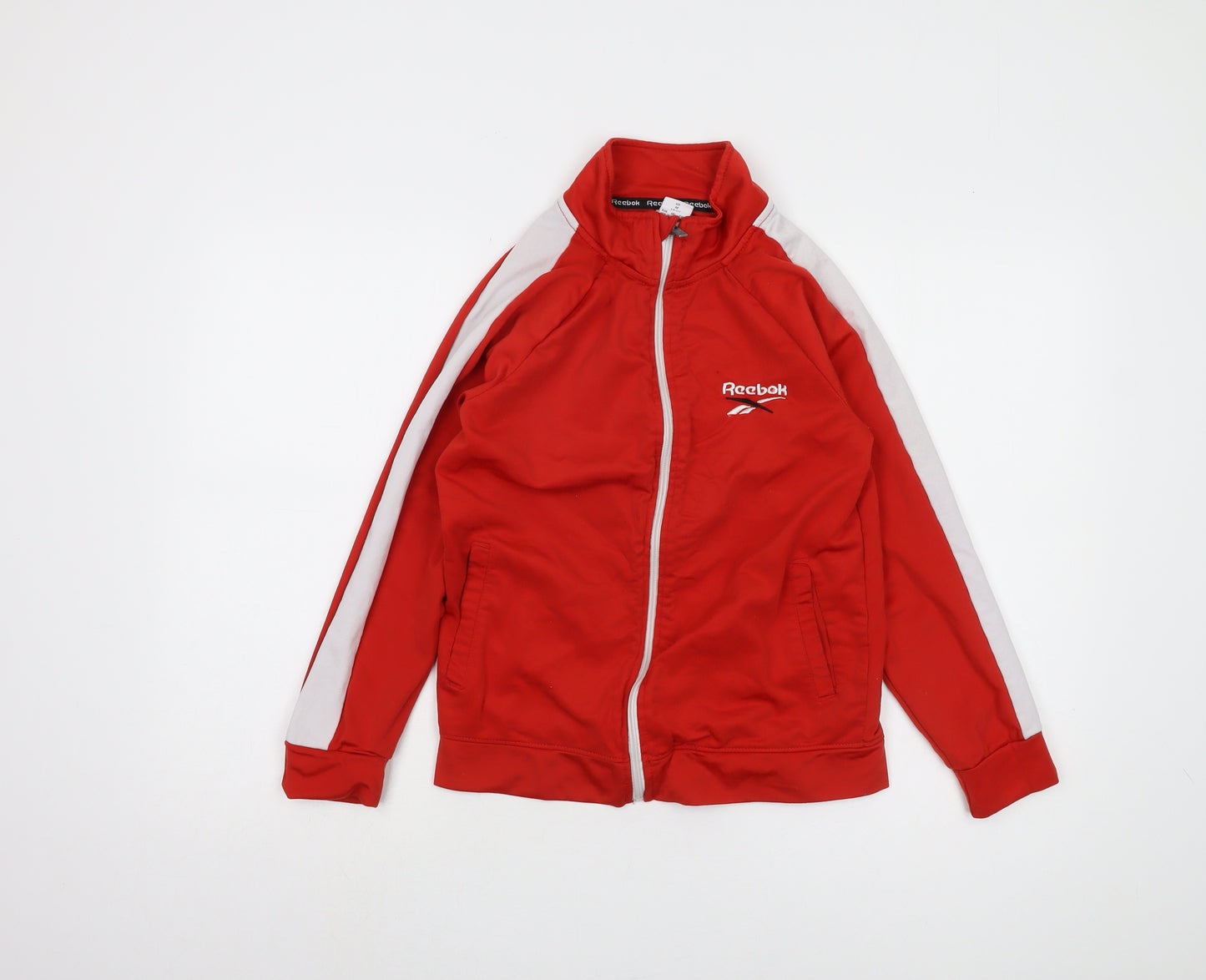 Reebok Boys Red Track Jacket 11-12 Years Casual Zip