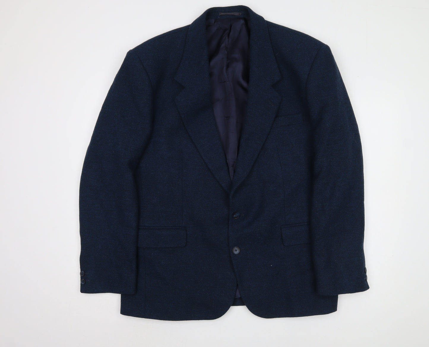Pullman Men's Blue Blazer - Size 44, Wool Blend