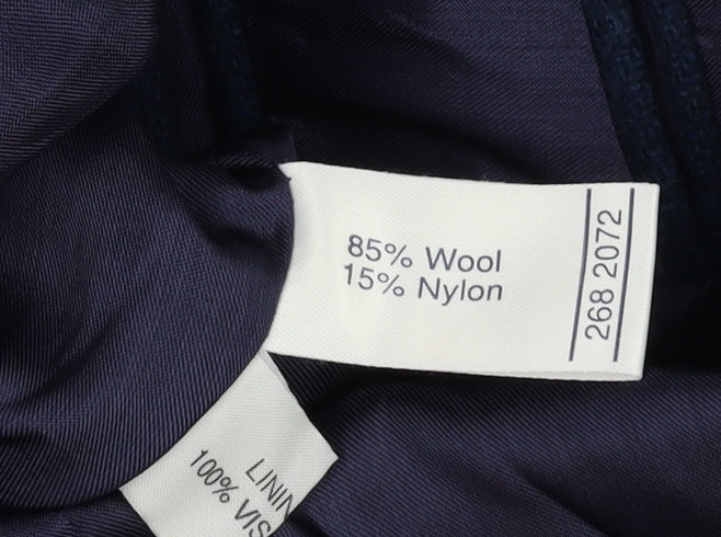 Pullman Men's Blue Blazer - Size 44, Wool Blend