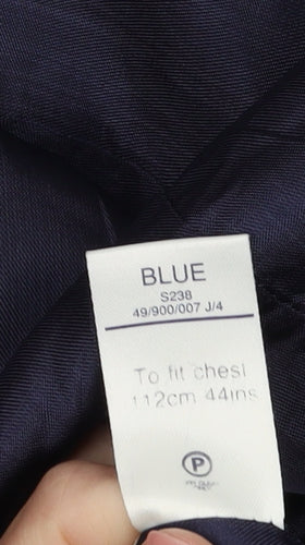 Pullman Men's Blue Blazer - Size 44, Wool Blend