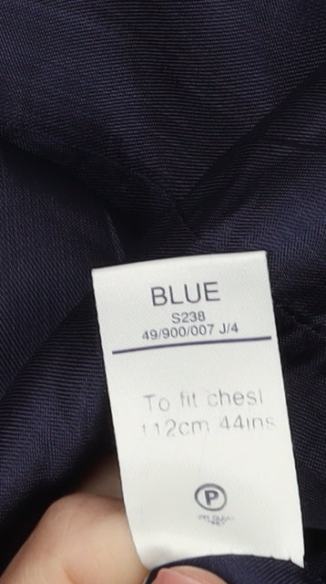 Pullman Men's Blue Blazer - Size 44, Wool Blend