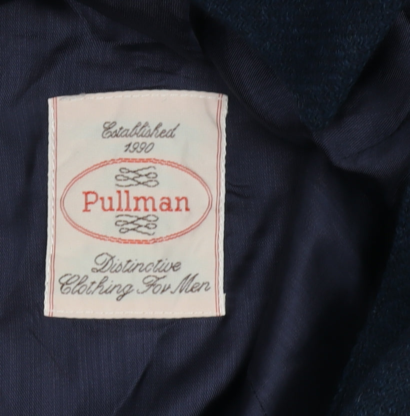 Pullman Men's Blue Blazer - Size 44, Wool Blend