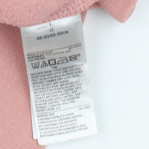 GAP Women's Pink Pullover Hoodie, Size L - Casual